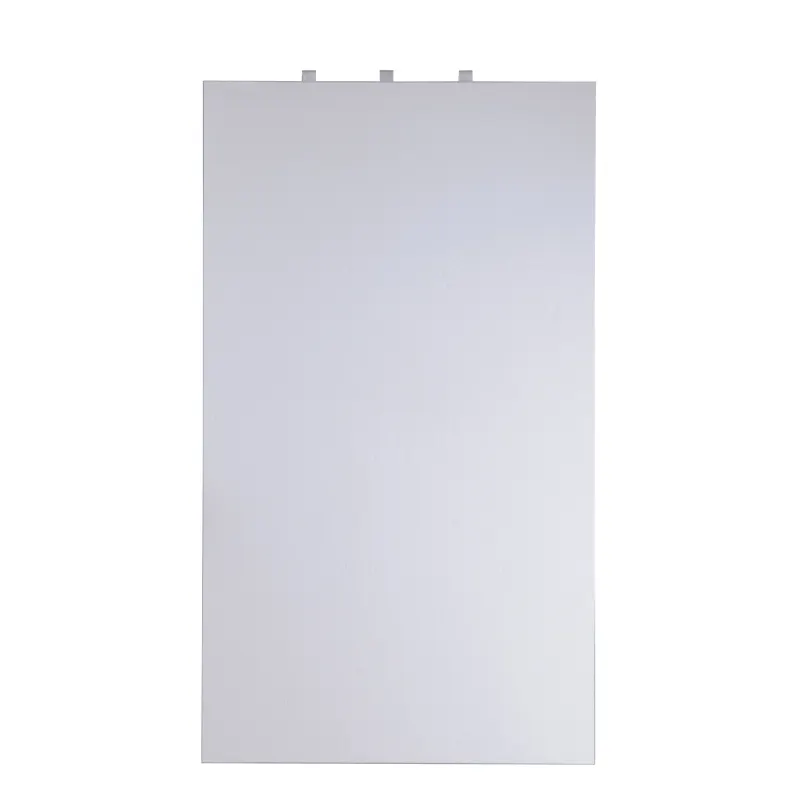 Good quality aluminum medicine cabinet with DTC hinges glass shelves bathroom mirror cabinet for america market
