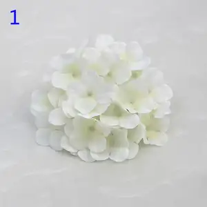 Cabeza de flor de hortensia artificial, 37 colores, venta al por mayor, directa de fábrica Yiwu Aimee (AM-HF13)