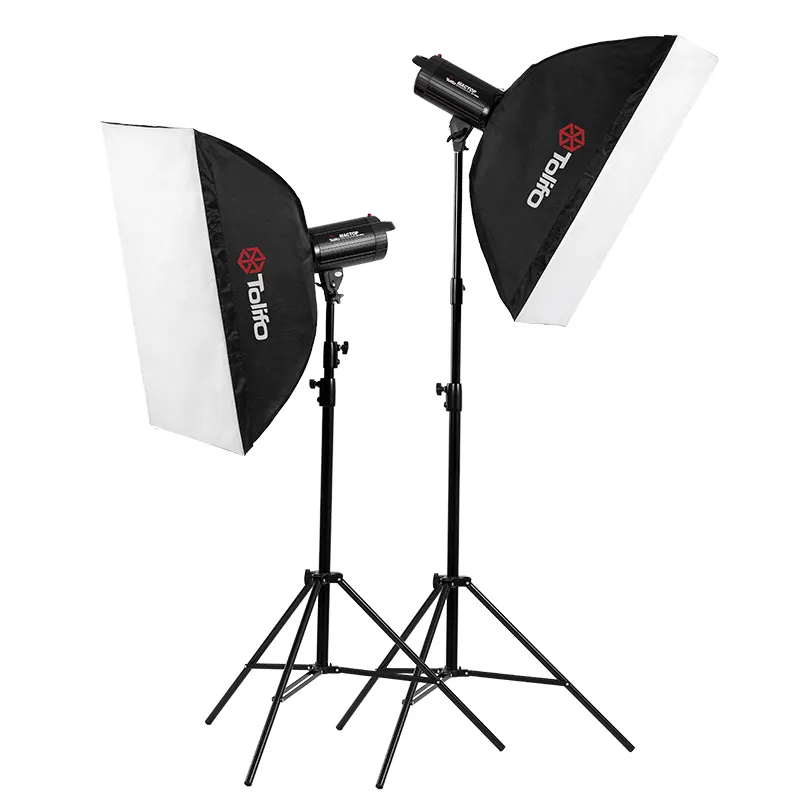 Tolifo powerful photo lighting accessories bowens studio strobe flash kit for digital camera