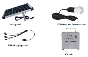 10 Вт Портативный поликристаллические солнечные панели-решетки домашняя солнечная энергетическая система - Product Image 4