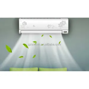 R290 R22 R407c R410a dinding dipasang DC inverter ac split dekoratif climatiseur