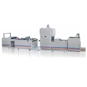 Hoge Snelheid Multifunctionele Verticale Papierfilm Lamineermachine Met Snelheid 20-80 M /Min