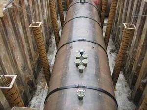 خزان وقود تحت الأرض سعة 30 متر مكعب (30000 لتر) من الفولاذ المقاوم للصدأ والألياف الزجاجية، طبقة مزدوجة للبنزين والديزل - Product Image 6