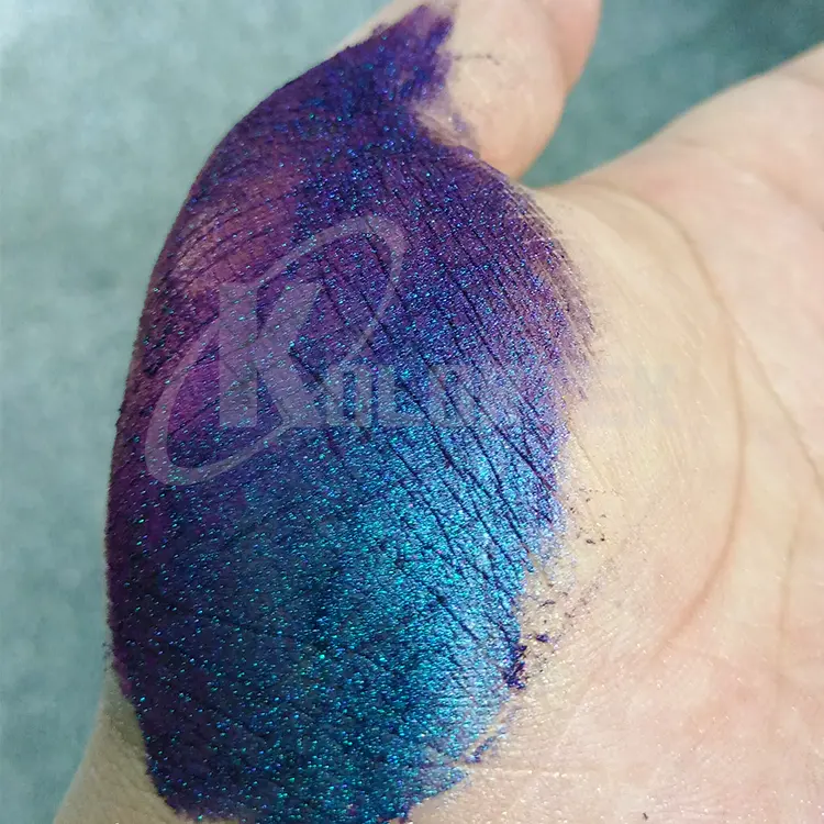 안전 인쇄 잉크를 위한 광학적인 색깔 변화 안료