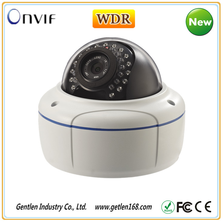 Gentlen 3mp 1440p wdr ip-камера p2p onvif водонепроницаемые безопасности ик варифокальным купольная сетевая cctv камеры