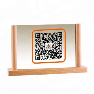 Exhibidor de Letreros de Acrílico con Base de Madera para <span class=keywords><strong>Hotel</strong></span>, Bar, Restaurante, Reuniones - Product Image 4