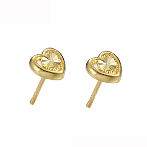 95953 مجوهرات Xuping 24K مطلية بالذهب الصين بالجملة شكل قلب وأقراط - Product Image 1