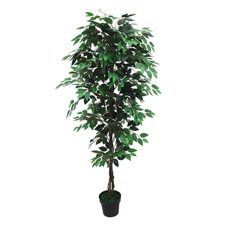 Arbre à is artificiel d'intérieur vert de haute qualité, fausses plantes, bonsaï en plastique, décoration pour la maison, prix usine