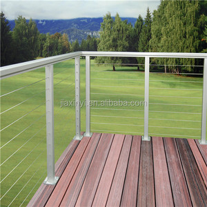 <span class=keywords><strong>Balustrade</strong></span> de câble <span class=keywords><strong>en</strong></span> <span class=keywords><strong>acier</strong></span> inoxydable, câble personnalisé de haute qualité, pour le balcon - Product Image 5