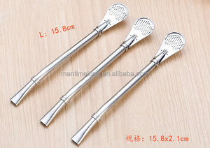 De acero inoxidable paja filtro hecho a mano té Yerba Mate Bombilla calabaza lavable práctica té herramientas Accesorios - Product Image 5
