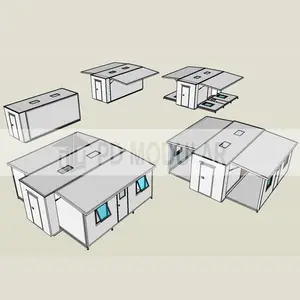 가구 럭셔리 건물 조립식 모듈 접이식 배송 컨테이너 주택 중국에서