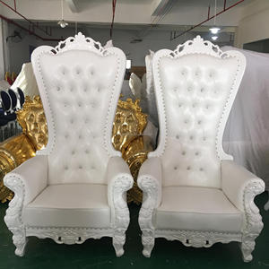 Kursi Raja Pernikahan Full White - Product Image 1