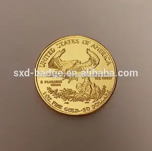 ผู้ผลิตจีน Replica Gold Eagle Replica เหรียญ