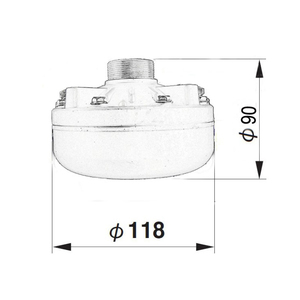 HD-100A 100W 8ohm Aimant Néodyme néodyme harga pilote tweeter - Product Image 4