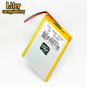Flat pure rechargeable 3,7 v lipo lithium battery 357095 3500 mah for flashtube mosquito - Product Image 2