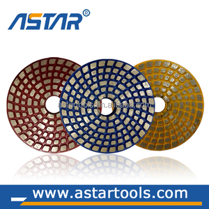 Dischi Abrasivi in Metallo Diamantato OEM per Lucidatura di Granito, Marmo e Pavimenti in Calcestruzzo, Grana 6 # -400 #   Marca <span class=keywords><strong>Astar</strong></span> - Product Image 2