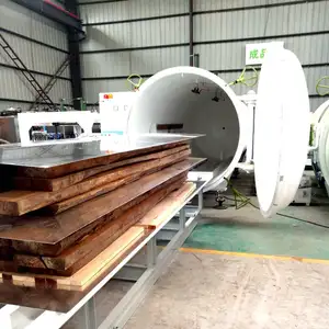 SAGA-secador al vacío de madera, horno HF, máquina de madera para carpintería, en venta