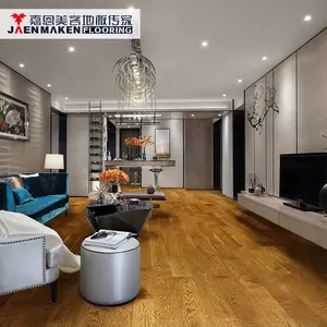 橡木木流行高品质实木地板，室内住宅销售原产类型
