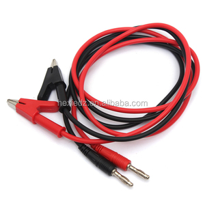 Hochspannung 2000V 20A max. <span class=keywords><strong>Test</strong></span> kabel Bananen stecker 4mm an Krokodil klemme <span class=keywords><strong>Test</strong></span> kabel Kabel für Multimeter-Oszilloskop - Product Image 4