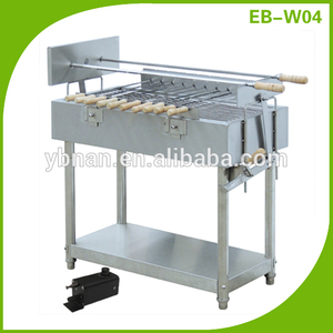 De acero inoxidable rotatorio del carbón de <span class=keywords><strong>leña</strong></span> barbacoa/parrillas de barbacoa - Product Image 1