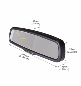 En solde !! Moniteur de rétroviseur de voiture LCD de 4,3 pouces pour <span class=keywords><strong>Ford</strong></span> Ranger 2012 Fabriqué en Chine - Product Image 4