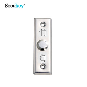 Secukey อิเล็กทรอนิกส์สแตนเลสปุ่มปลดล็อคประตูสวิตช์ไฟ LED ไม่มี/<span class=keywords><strong>NC</strong></span>/COM 1NO1NC รวมกัน3A max. โลหะผสมสังกะสี - Product Image 1