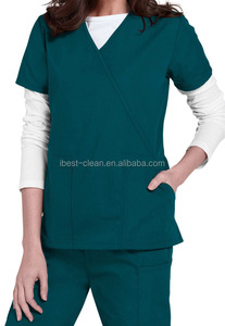 Divise <span class=keywords><strong>per</strong></span> personale di pulizia a buon mercato all'ingrosso di alta qualità produttore di uniformi <span class=keywords><strong>per</strong></span> scrub bianchi tessute gratuite imposta <span class=keywords><strong>abiti</strong></span> <span class=keywords><strong>per</strong></span> uniformi da infermiera - Product Image 3