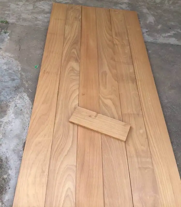 Jati Outdoor Decking Kayu dari Pabrik Di Foshan