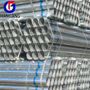 Tubo de acero galvanizado, precio de plástico