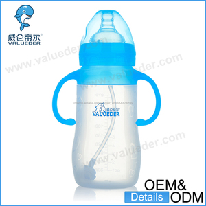 Nouveau 2016 meilleure vente produits de bébé <span class=keywords><strong>sans</strong></span> bpa thermos silicone bébé <span class=keywords><strong>biberon</strong></span> avec mamelon - Product Image 2