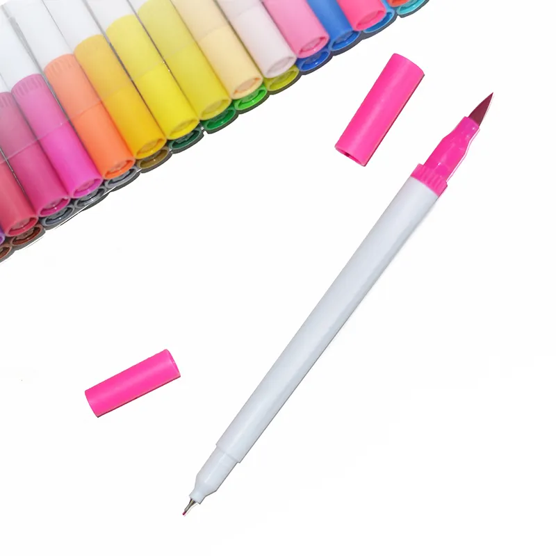 36pcs Water Soluble Dual Tips Marker Pen