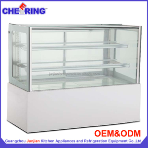 Vitrine réfrigérée pour pâtisserie, présentoir à gâteaux et à pain, angle droit, usage commercial - Product Image 3