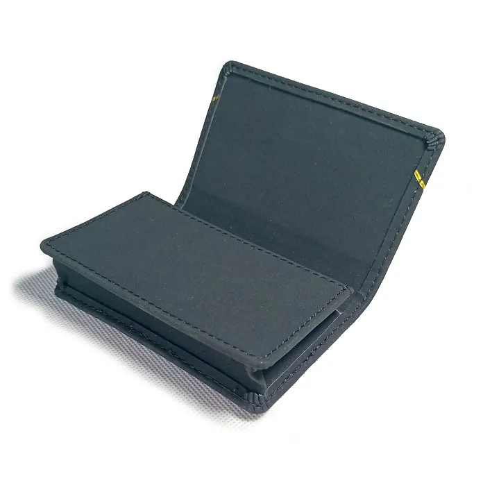High-end custom faux leather business card holder credit cardcase factory outlet