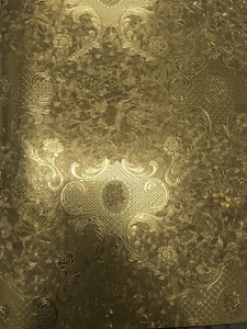 Cao Cấp Sang Trọng Châu Âu Damask Thiết Kế Vàng Lá Hình Nền Trang Trí Nhà - Product Image 5