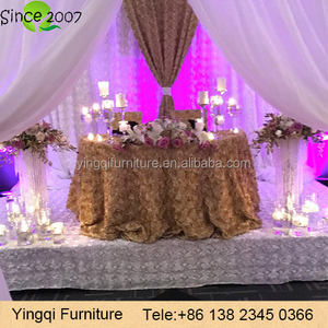Wedding Bride and Groom <strong>Table</strong> Decoration Cheese Cloth <strong>Table</strong> <strong>Runner</strong> - Product Image 4