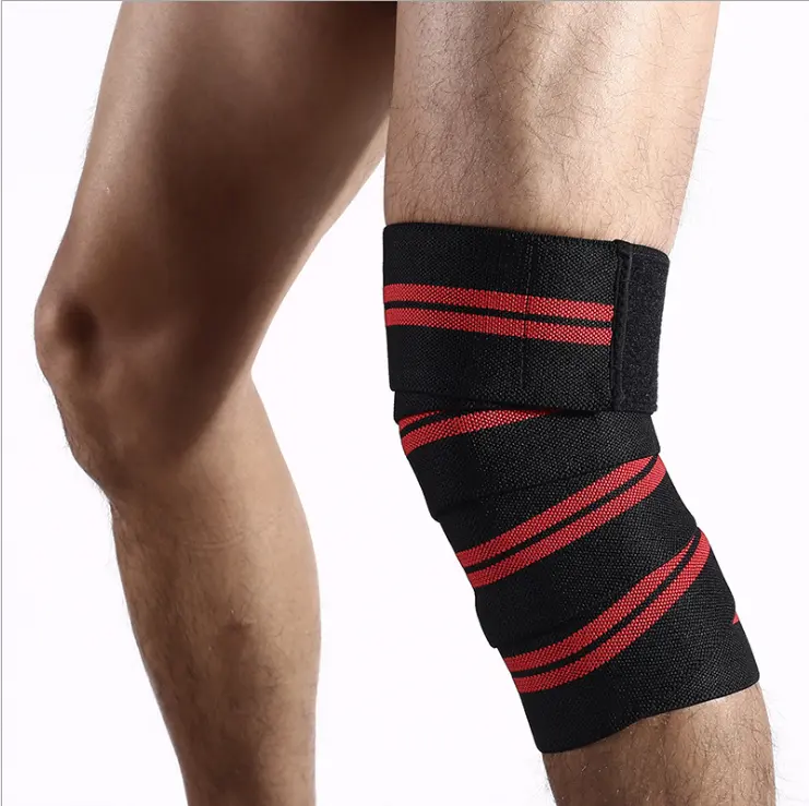Amazon Venta caliente rodilla Fitness de levantamiento de pesas de rodilla elástico sentadillas pesado rodilla secreto