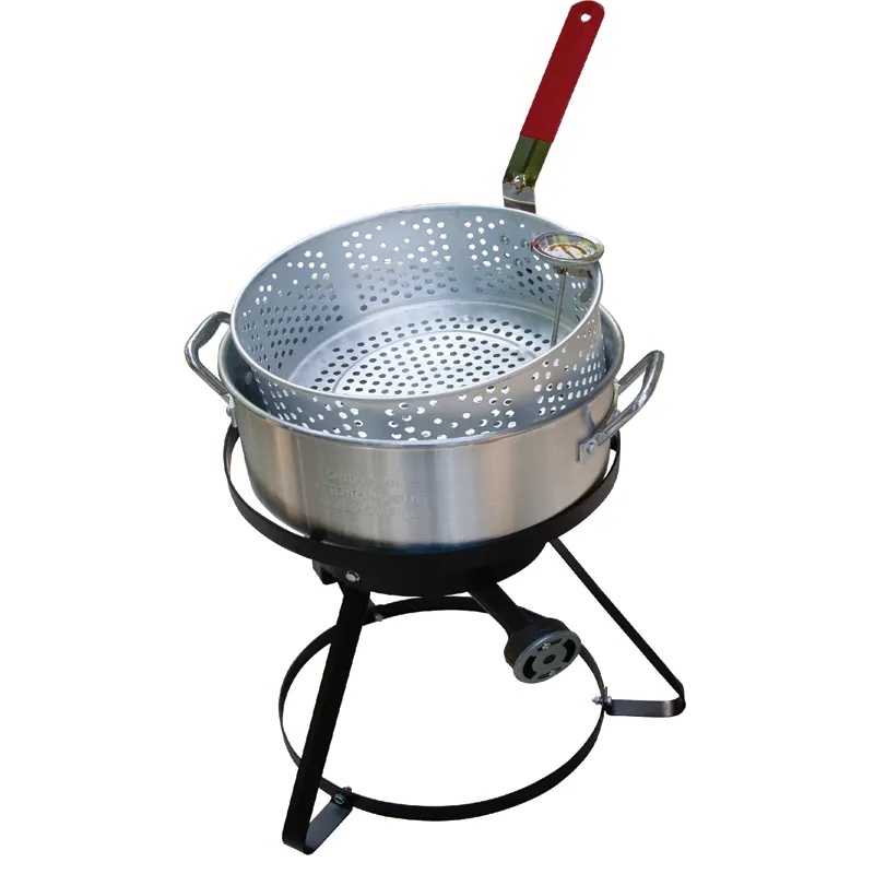 Draagbare outdoor propaan gas chip friteuse