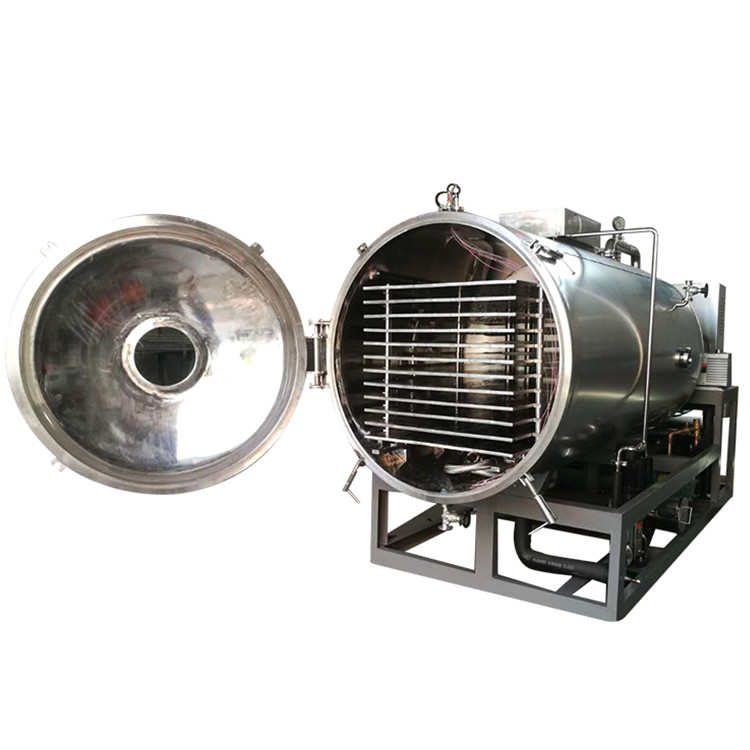 Large capacity industrial vacuum food freeze dryer for fruits vegetables