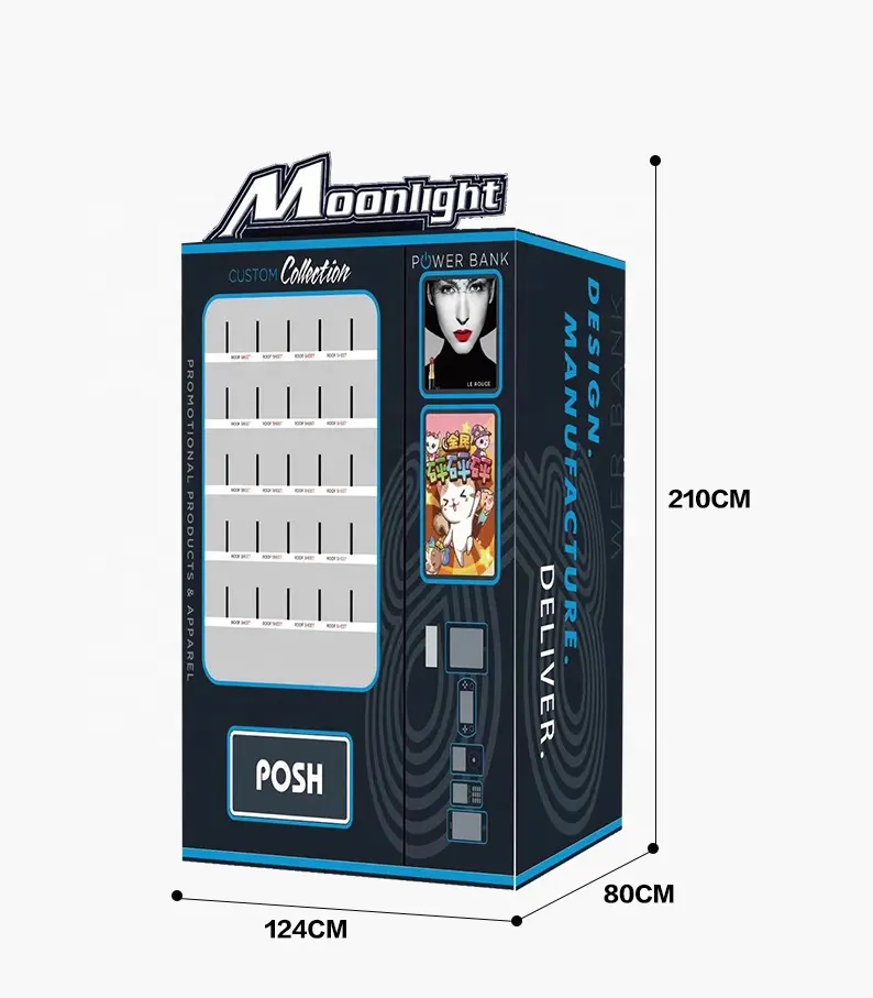 Máy Bán Hàng Tự Động Chạy Bằng Tiền Xu Thông Minh Máy Trò Chơi Bán Hàng Tự Động 24 Giờ Tự Động Bán Đồ Ăn Và Đồ Uống Tự Động