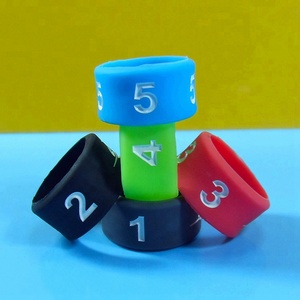 Bagues de doigts personnalisées en Silicone pour la Promotion du sport, bagues de mariage colorées en Silicone - Product Image 5