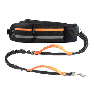 Guinzaglio per cani a mani libere regolabile riflettente imbracatura per collare in corda retrattile corsa multifunzione - Product Image 1