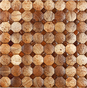 migliore qualità arte antica arte della parete <span class=keywords><strong>mattonelle</strong></span> di mosaico guscio di noce di cocco - Product Image 6