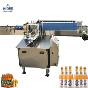 Wijn Natte Lijm Etikettering Machine/Bier Drinken Glazen Fles Koud Etikettering Applicator Voor Toepassing Op Ronde Fles