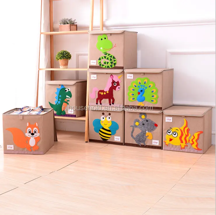 Großhandel Home Storage & Organisation Hochwertige Leinwand Baby Aufbewahrung sbox