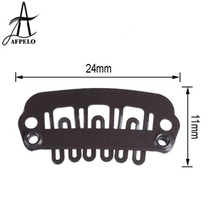 24 millimetri <span class=keywords><strong>Clip</strong></span> di <span class=keywords><strong>Capelli</strong></span> della Parrucca Strumento di <span class=keywords><strong>Clip</strong></span> In Metallo A Scatto per Estensione Dei <span class=keywords><strong>Capelli</strong></span> di Figura di U <span class=keywords><strong>Clip</strong></span> di Estensione - Product Image 1
