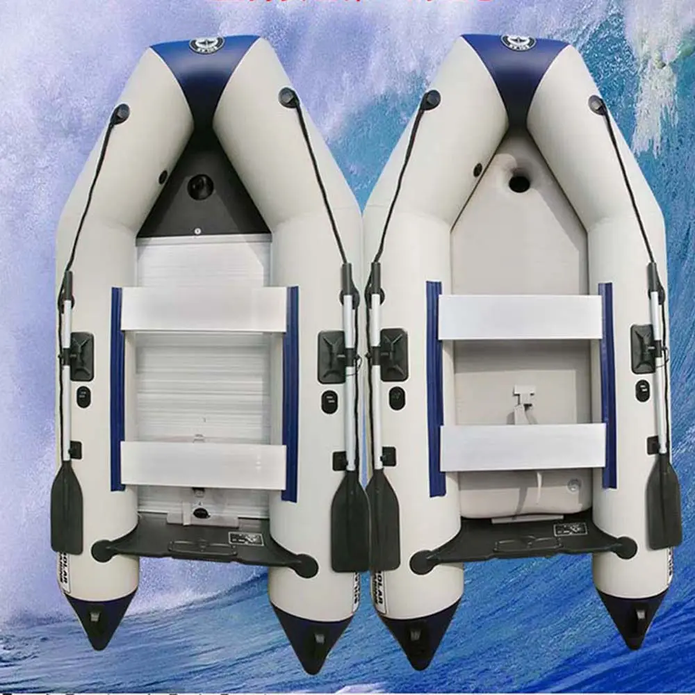 Hot Sale 360*170cm/400*200cm 0.9mm PVC Inflatable Laminated Rubber Boat Fishing Jet Boat with Engine/Motor for 7-8 Persons