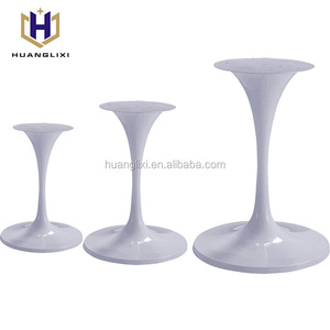 Utilisé Restaurant meubles en fer forgé trompette piédestal tulipe bases de table tulipe pied de table - Product Image 1