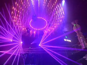 DMX Nightclub Lighting 360 Degree Flexible Led Meteor Light 3d Vertical Disco Tube