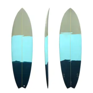 Kleurrijke Surfen Boards Pu/Glasvezel Surfplank Epoxy Hars Surfplank