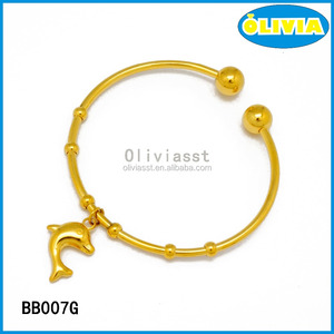 Infinito de joyería de moda de acero inoxidable encanto de la estrella llanura de oro blanco brazalete pulsera - Product Image 3